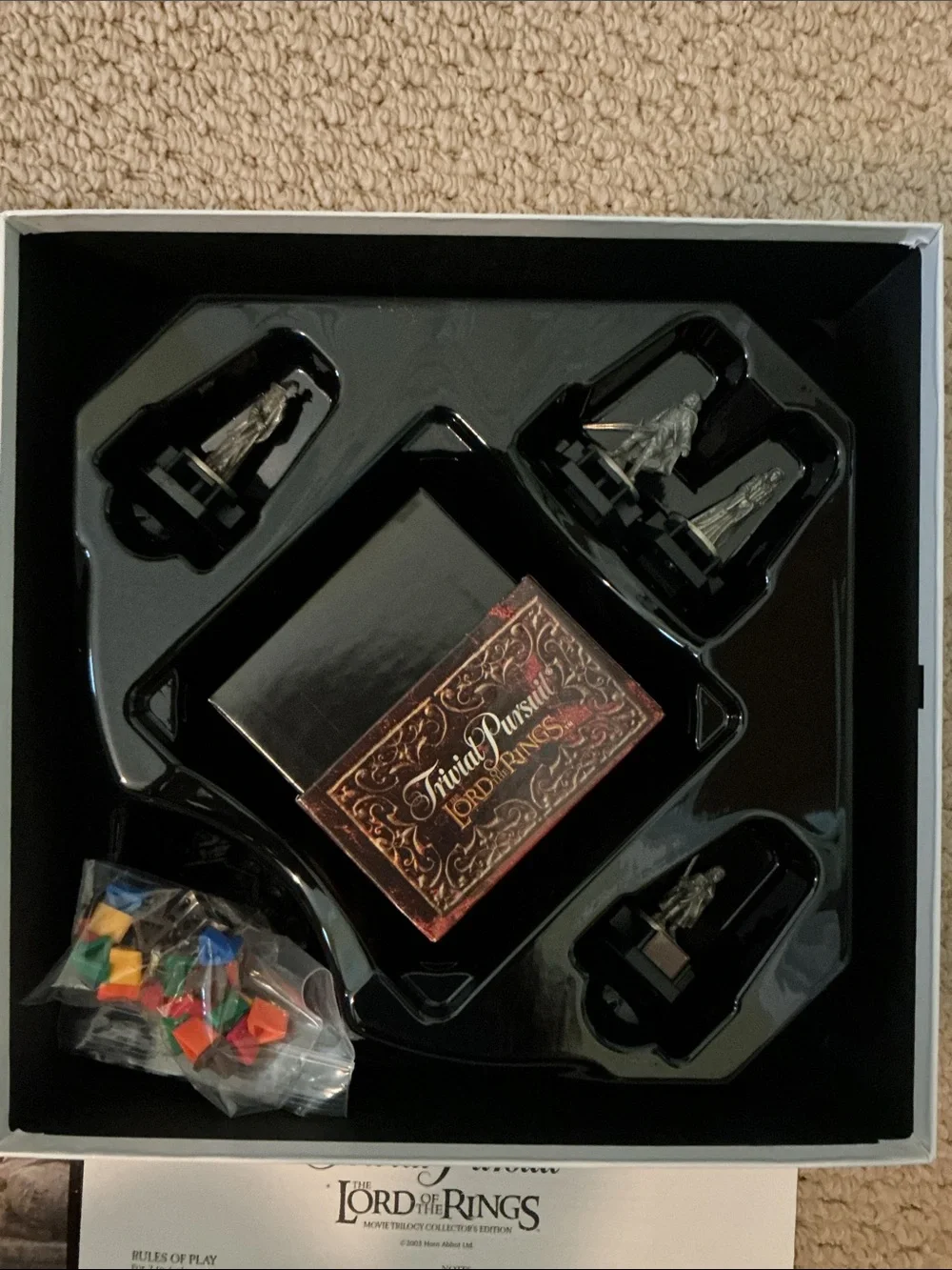 The Lord of the Rings Trivial Pursuit Collector's Edition - Brown/Gold